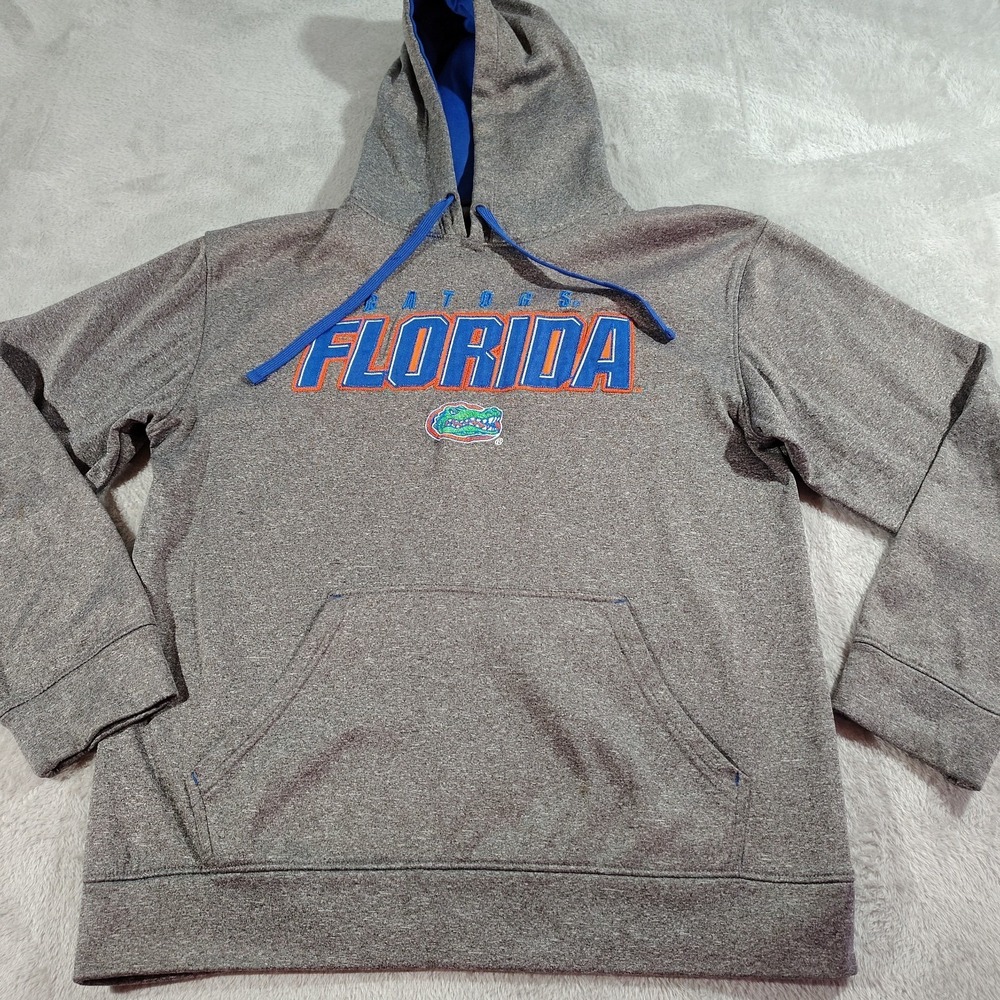University Of Florida Gators Hoodie Sweatshirt Men M Gray Sports Outdoor Hiking
